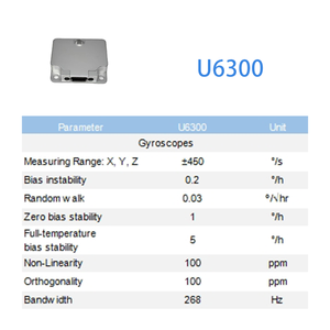 U6300 MEMS高精度IMU传感器450 °/s陀螺仪20g加速度计RS422输出，用于机器人和导航系统 - Product Image 2