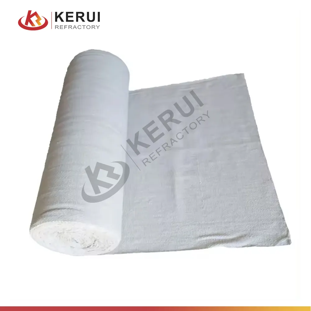 KERUI 95%-98% Al2O3 Ceramic Fiber Cloths With Good Insulation For Industry Kiln