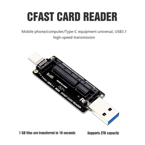 PH851 CFAST USB3.1型读卡器智能存储卡读卡器闪存驱动器适配器支持CFE 10Gbit/S高速 - Product Image 5