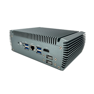 高性能ミニファンレス産業ファイアウォールルーター6 LANポート付きインテルI5-8250Uプロセッサ組み込みコンピュータ - Product Image 4