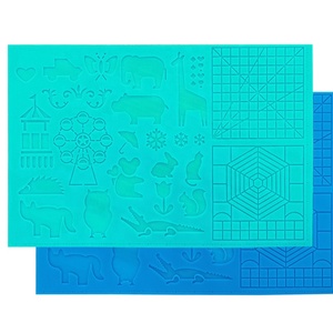 ODM & OEM-alfombrilla para bolígrafo de impresión 3D, estera de dibujo mágico para niños, estera de silicona de diseño 3D con 2 protectores de dedos - Product Image 6