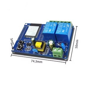AC220V電源ESP32 Wifi BT BLEデュアルチャネルリレーモジュールESP32二次開発ボード - Product Image 5