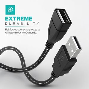 1M USB 2.0延长线数据传输和充电适配器，用于键盘 - Product Image 4