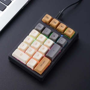 T21 21 tasti di programmazione cablata tastierino numerico meccanico con luci multicolore - Product Image 6