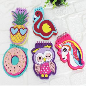 Customized Student Gifts Rubber Cute <strong>Notebook</strong> Silicone Spiral <strong>Notebook</strong> <strong>With</strong> Soft Silicone Unicorn Cartoon Gradient <strong>Notebook</strong> - Product Image 4