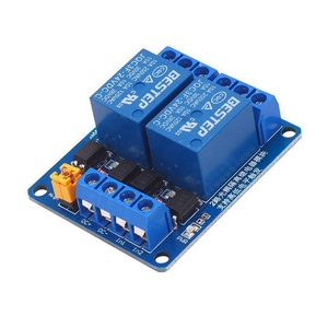 DC 3.3V 5V 12V 24V2チャンネルリレーモジュール高レベルおよび低レベルトリガーデュアルオプトカプラーアイソレーションリレーモジュールボード - Product Image 1