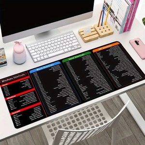 Alfombrilla de ratón con patrón de accesos directos de Excel, alfombrilla de teclado antideslizante con patrón de accesos directos, alfombrilla de ordenador antideslizante para regalo - Product Image 3