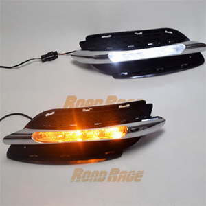 For Mercedes Benz B200 W246 B180 2011 2014 <strong>LED</strong> DRL Daytime Running Light Daylight with Turn signal - Product Image 6