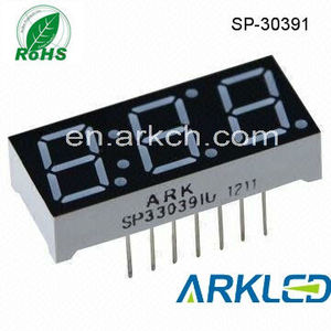 4นิ้ว7ส่วนแสดงผลตัวเลขคู่3หลัก7ส่วนจอแสดงผล Smd