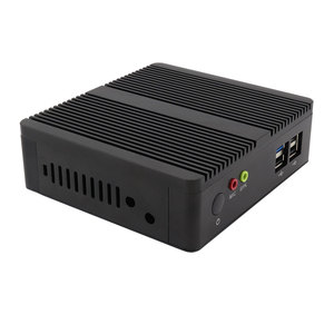 Dual Lan Mini Fanless Pc Quad Core Cele J1900 Dual LAN Win7/8/10/Linux OS Desktop Mini Pc - Product Image 1