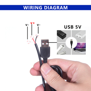 1Set 5V USB Dual Color <strong>LED</strong> Strip Light 120LEDs/M 0.5m 1m 2m 4m 5m 3000K-6500K SMD 2835 with 4-Button 3-Wire 2-Channel CCT Dimmer - Product Image 6