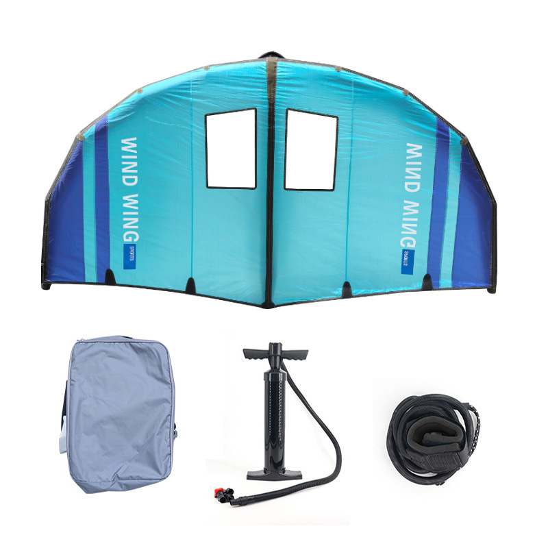 Double blue and black small Windows, 5-square-meter wind wings