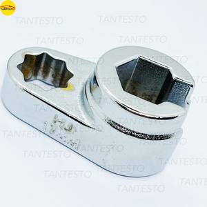 ประแจหกเหลี่ยมปลายเปิด ประแจซ็อกเก็ตเซ็นเซอร์ออกซิเจน ประแจถอดท่อส่งน้ำมันเชื้อเพลิง เครื่องมือซ่อม <span class=keywords><strong>17</strong></span> 19 22 24 - Product Image 3