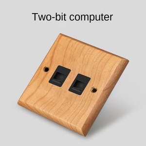 Retro Black walnut Panel Wand schalter TV-Computer buchse mit exzellentem Service für den Heimgebrauch und WiFi-Netzwerke - Product Image 5