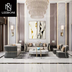 Hiện đại đơn giản Thiết kế nội thất phòng khách màu xanh lá cây 3 chỗ ngồi mô hình sofa - Product Image 3