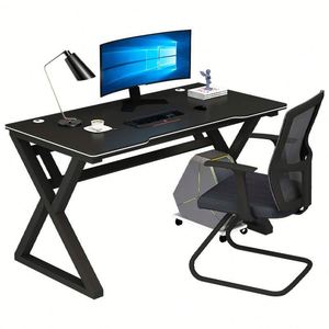 Escritorio de ordenador para juegos, mesa de ordenador de madera moderna para sala de estar y oficina - Product Image 2