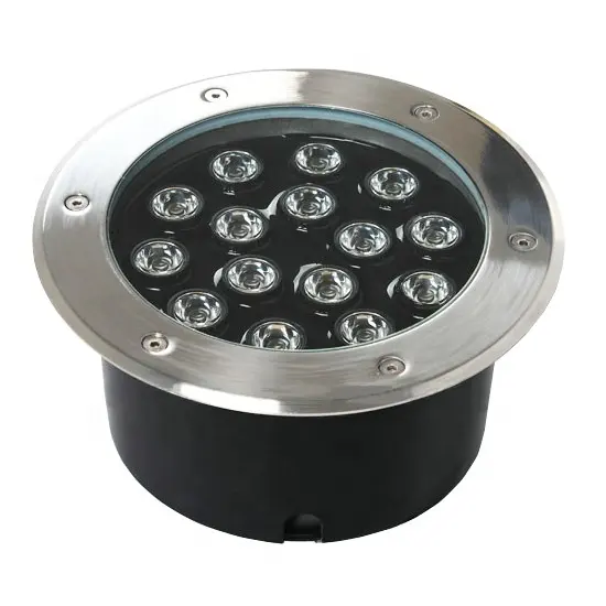 Outdoor Landschaft Leuchtet Warmes Licht 15W FÜHRTE in Boden Gut Lichter IP67 Unterirdischen Scheinwerfer für Auffahrt Deck