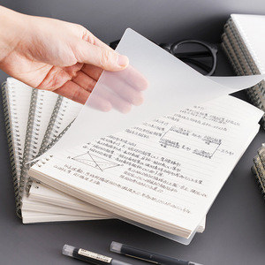 Blocco note dello studente pp copertura impermeabile smalto opaco taccuino B5/A5/A6/A4 formato studente taccuino logo personalizzato - Product Image 4
