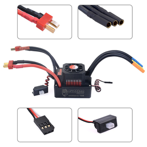 150 amp sensörsüz fırçasız su geçirmez ESC w / 4068 2650kv 2050kv bldc motor combo için rc 1 / 8 ölçekli araba paletli - Product Image 6