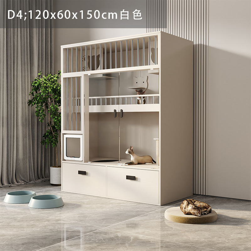 D4-120*60*150 (with small door) white
