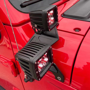 Double a Pillar Light Bracket with Maiker logo for <strong>Jeep</strong> Wrangler JL for <strong>JK</strong> for Gladiator JT <strong>Customized</strong> Light Mount Accessoires - Product Image 6