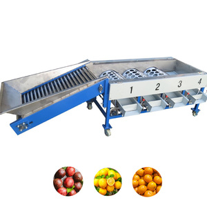 Macchina per la classificazione delle date ad alta capacità macchina per la classificazione delle patate alla ciliegia per la selezione di kiwi mela arancia Sorter di dimensioni regolabili - Product Image 2