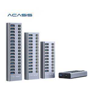 定制USB集线器3.1分离器多USB 3.1集线器USB 7端口多端口Hab电脑配件，带电脑电源适配器 - Product Image 6