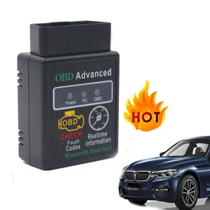 2024ホット販売BTミニELM327自動OBD OBDIIEOBDコードリーダー消去クリアコードELM327 V1.5OBD2スキャナーAndroid IOSPC用