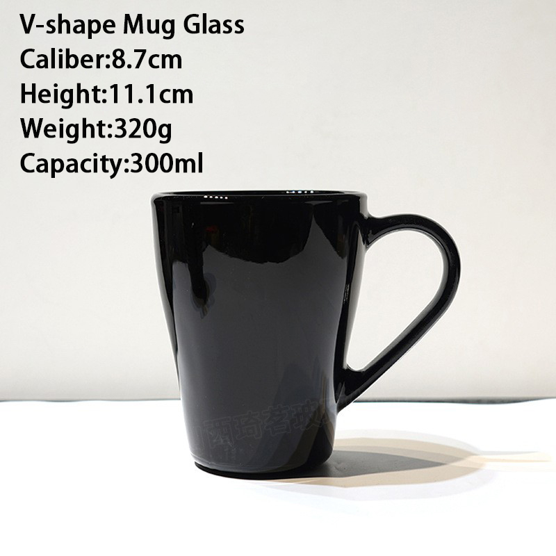 V-shape Mug Glass