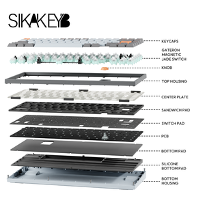Sikakeyb Castle Ck75 PBT Keycap Desktop <strong>Computer</strong> Gaming <strong>Keyboard</strong> Hot Swap Wired Gaming <strong>Keyboard</strong> With Gateron Magnetic Switch - Product Image 4