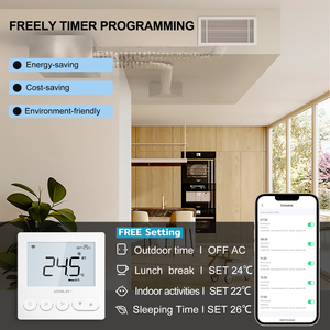 Digital Central Air Conditioning FCU Fan Coil Unit Thermostat Weekly Programmable <strong>Temperature</strong> <strong>Controller</strong> Wholesale Price - Product Image 3
