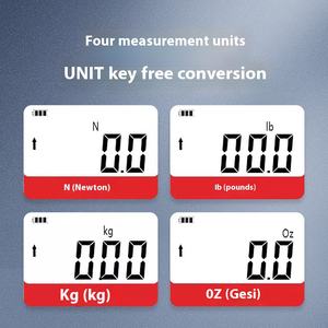 Taşınabilir yarı-dijital ekran SG yay dinamometre itme-çekme ölçüsü Test makinesi için çekme kuvveti basıncı - Product Image 2