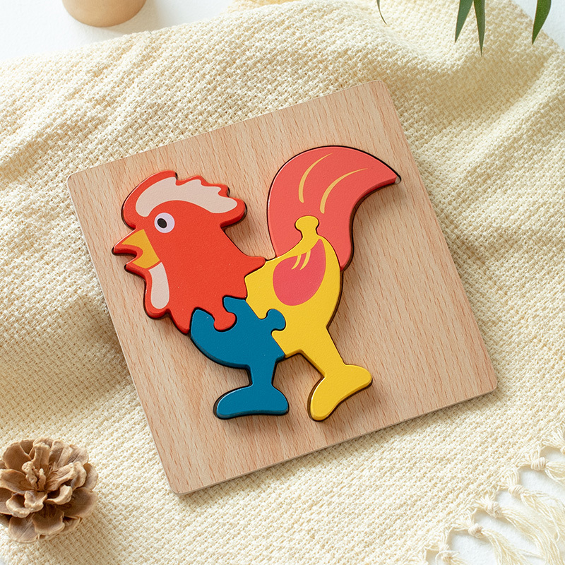 Rooster-three-dimensional puzzle