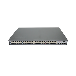 Conmutador de fibra de red gestionada RJ45 SFP 48xGE 4x10G de 52 puertos L2 RSTP/MSTP SNMP 10G Ethernet, carcasa de escritorio, función VLAN QoS - Product Image 1