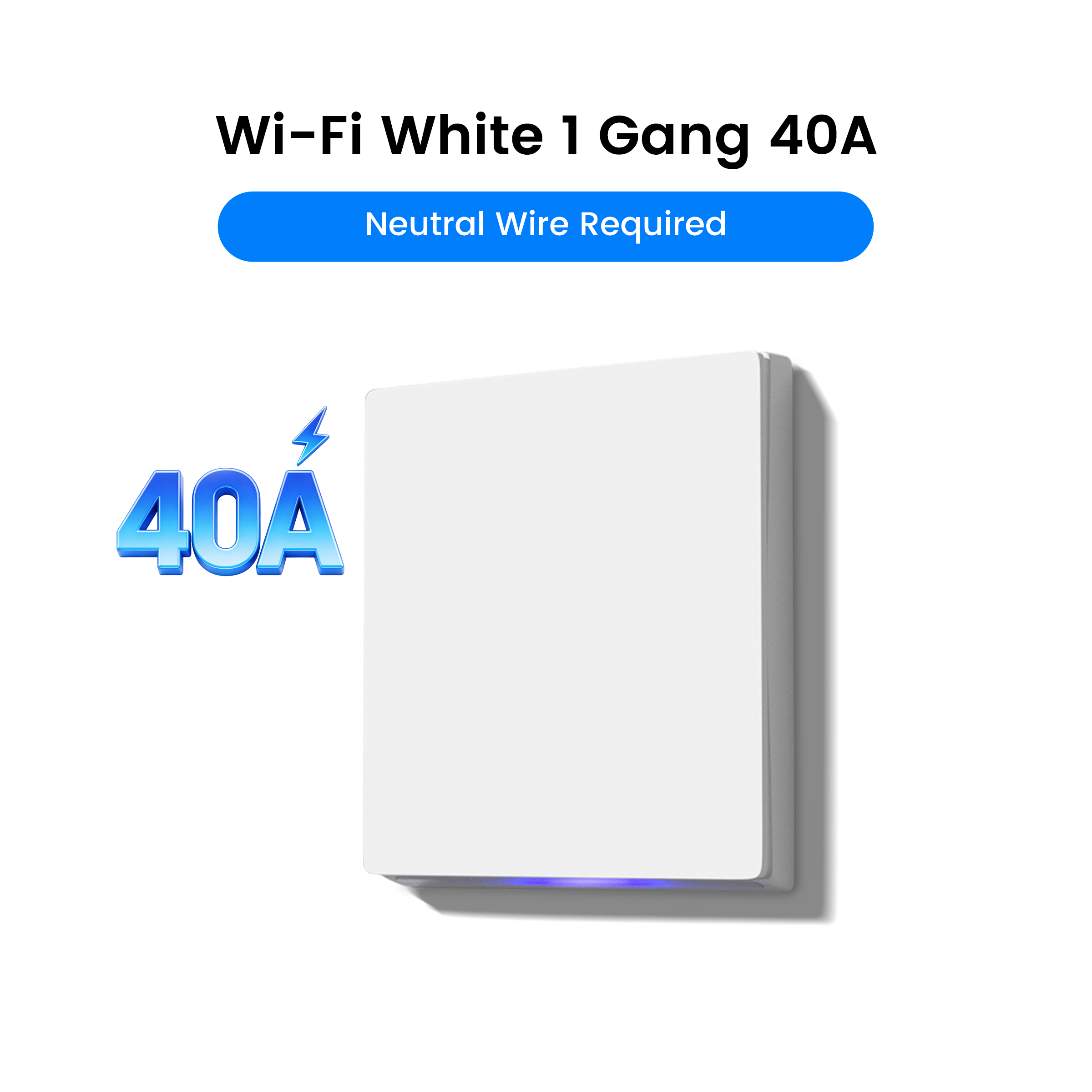 Blanco (WiFi UE-1 Gang)