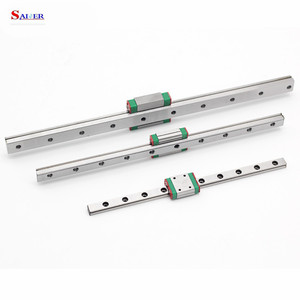 MGN5 MGN7 MGN9 MGN12 MGN15迷你滑架线性导轨，带线性块3D打印机零件高质量轴承线性导轨