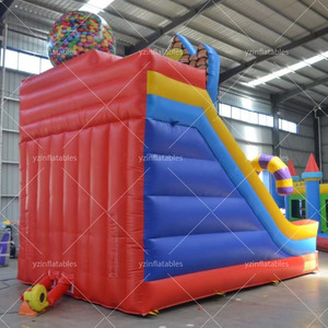 Robuste tragbare aufblasbare PVC-Wasser rutsche mit breitem und Pool-Spaß für Kinder auf Partys und im Hinterhof