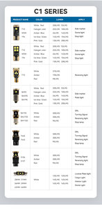 Seko FactoryカスタムBa15s 3030 Smd LED電球車のターン信号インジケータ駐車反転ライトDRLブレークライト