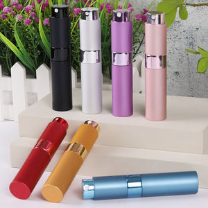 Portátil 10ml Mini Perfume Viagem Atomizador Recipiente De Vidro Recarregável com Colar De Alumínio 8ml Capacidade Metal Base Screw Cap - Product Image 3