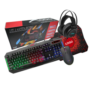 Teclado USB con cable y 104 teclas, cable de programación Macro, auriculares, teclado, ratón, Combos para videojuegos - Product Image 2