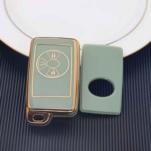 トヨタスマートリモート3ボタンTPU車のキーカバー保護フォブカムリアバロンカローラヤリスノアタラゴMark Estima - Product Image 4