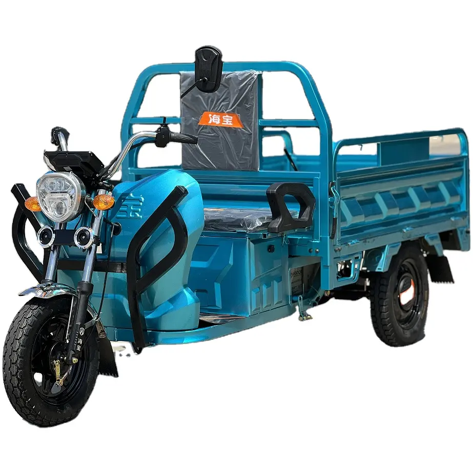 Электрический трехколесный трицикл, коробка для перевозки грузов, открытый 3-колесный электрический автомобиль, сельскохозяйственный трицикл для взрослых, 200 кг