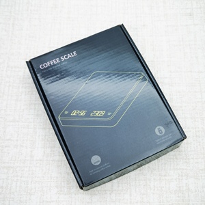 Multifunktion ale Küchen waage Hochpräzises <span class=keywords><strong>LCD</strong></span>-Display mit Hintergrund beleuchtung Wasserdichtes Pad Timed Coffee Scale Wiederauf ladbarer Akku