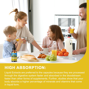 Özel etiket organik Mullein yaprağı ekstresi akciğer detoks için hızlı emici bitkisel sıvı takviyesi bırakın ve temizleyin - Product Image 6