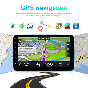 Modello di rotazione a 360 gradi da 10 pollici lettore autoradio universale TS18 3 + 32G Wifi Carplay GPS Mirror Link lettore autoradio Android