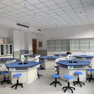 Banco da lavoro da tavolo esagonale da laboratorio per studenti tavolo da laboratorio per studenti banco da lavoro banco da scuola - Product Image 2
