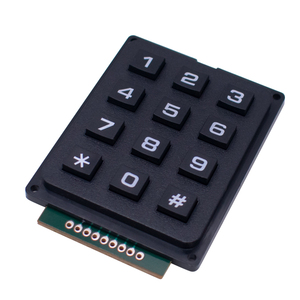 Il modulo per tastiera 3x4 Matrix per tastiera utilizza la chiave PIC AVR timbro Sml 3*4 tasti in plastica - Product Image 1