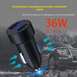 ที่ชาร์จในรถเร็วสุดๆ QC3.0 PD 20W USB Type-C สำหรับ Apple Huawei โทรศัพท์ชาร์จได้อย่างรวดเร็ว - Product Image 2