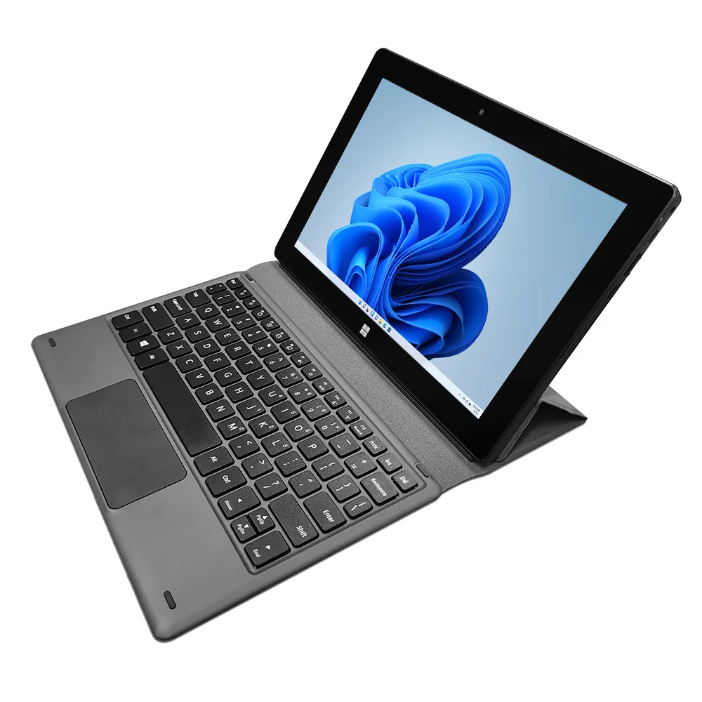 10 pouces avec Windows tablette 2 en 1 tablettes intel N4020 dual core 4 go 64 go tablette tactile Windows 11 avec SSD