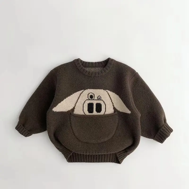 2023Baby Kinder Winterkleid ung Pullover Maglione Sweater Tops Fille Pull Enfant Kleinkind Baby Mädchen Kinder Strick pullover